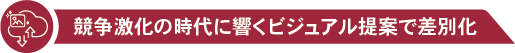 競争激化の時代に響くビジュアル提案