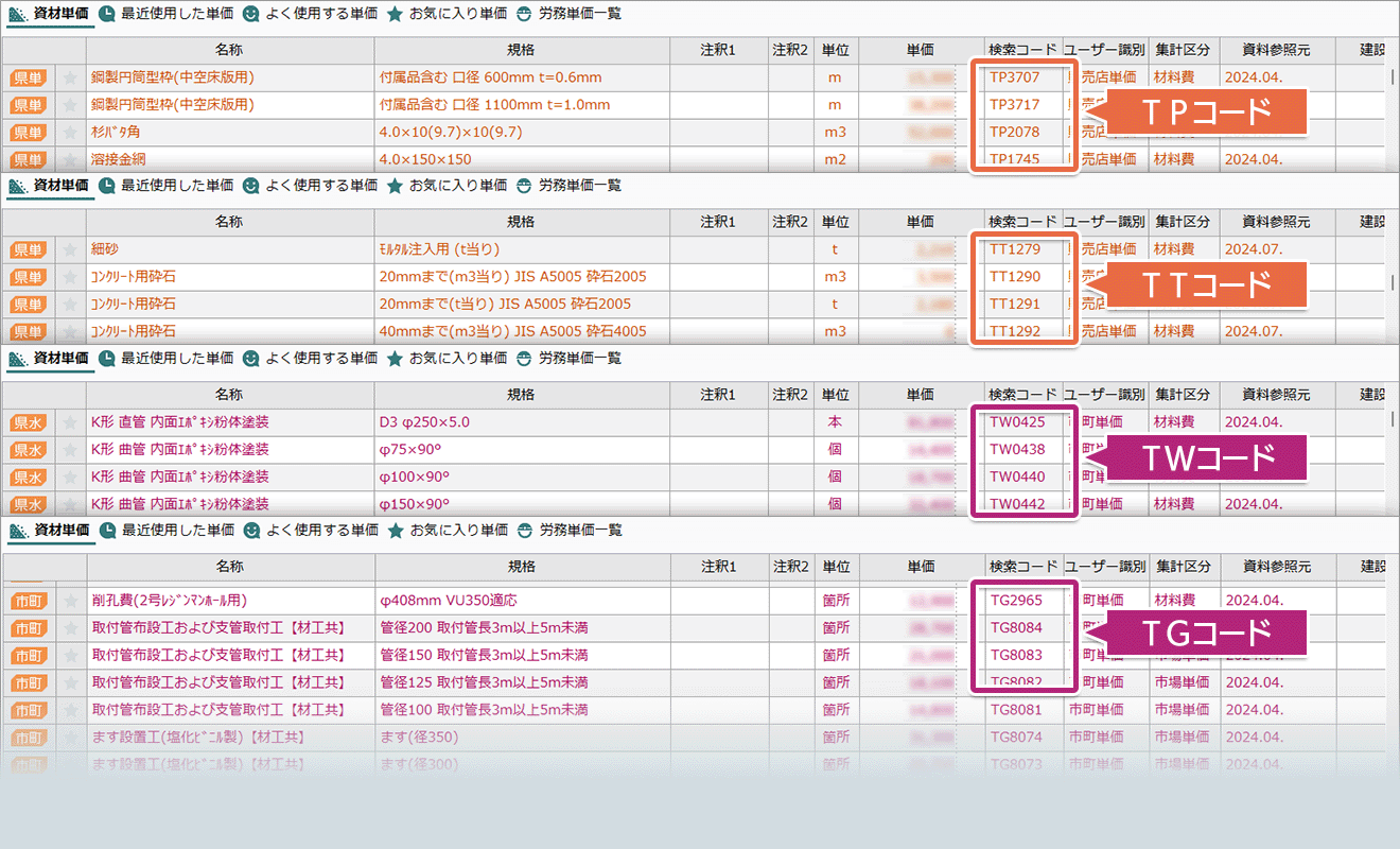 長崎県土木･農林･上水道（配管工4％加算）および各市の自動積算対応した土木積算システム ゴールデンリバー